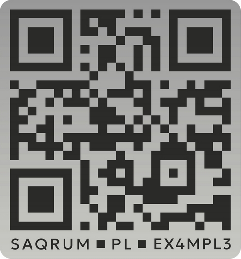 Tablička s QR kódom na hrob alebo do kolumbária - zachovajte spomienky na blízkych